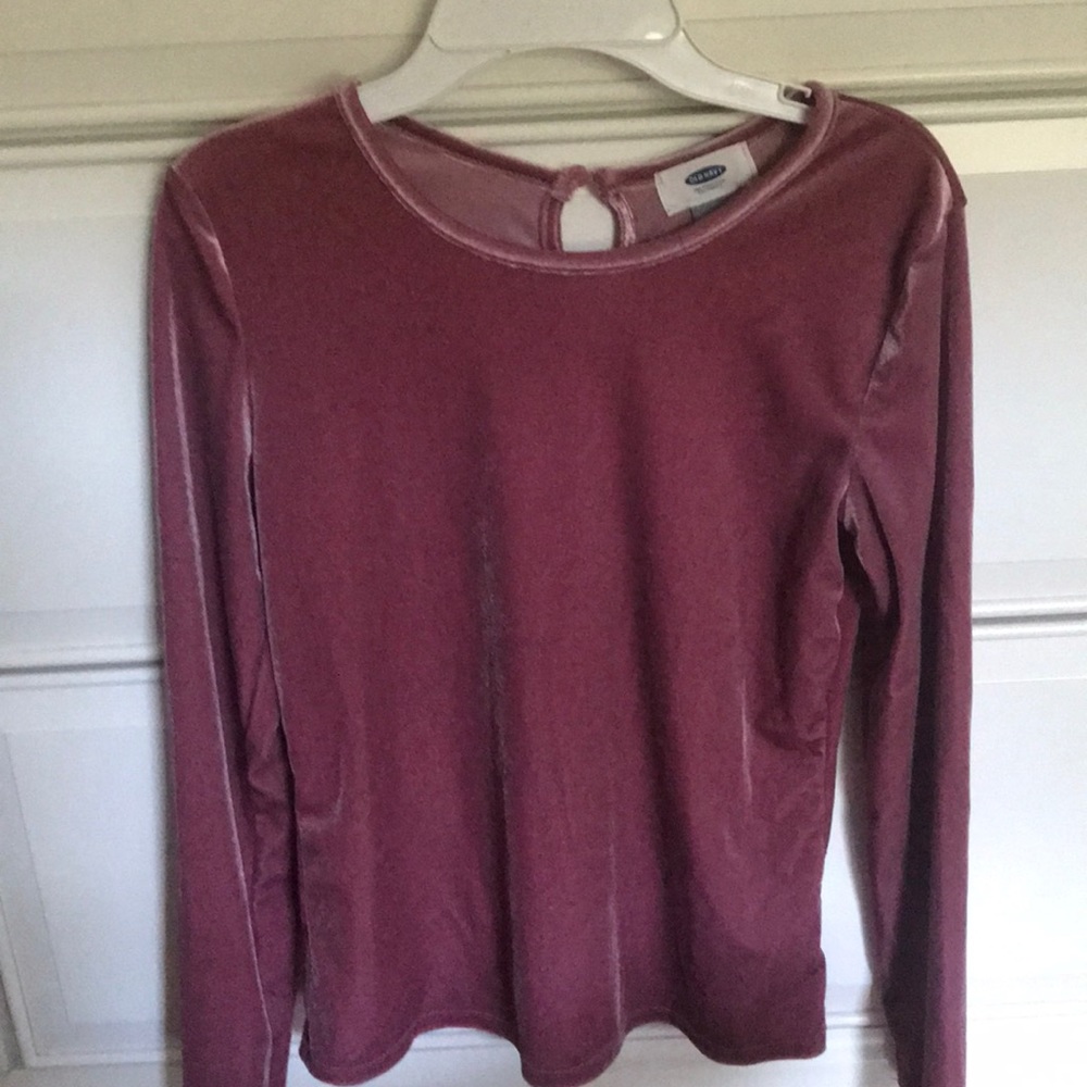 Old Navy velour top